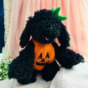 Girl’s Halloween Plush Puppy Purse
